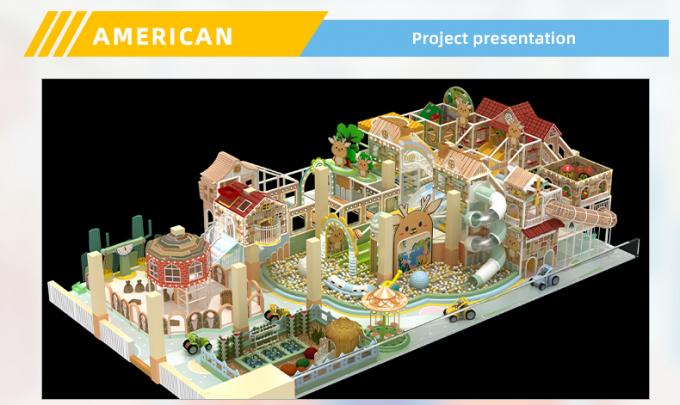 Château à l'intérieur Famille Fort à l'intérieur Amitiés Équipement de jeu commercial 6