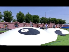 Trampoline gonflable pour terrains de jeux intérieurs