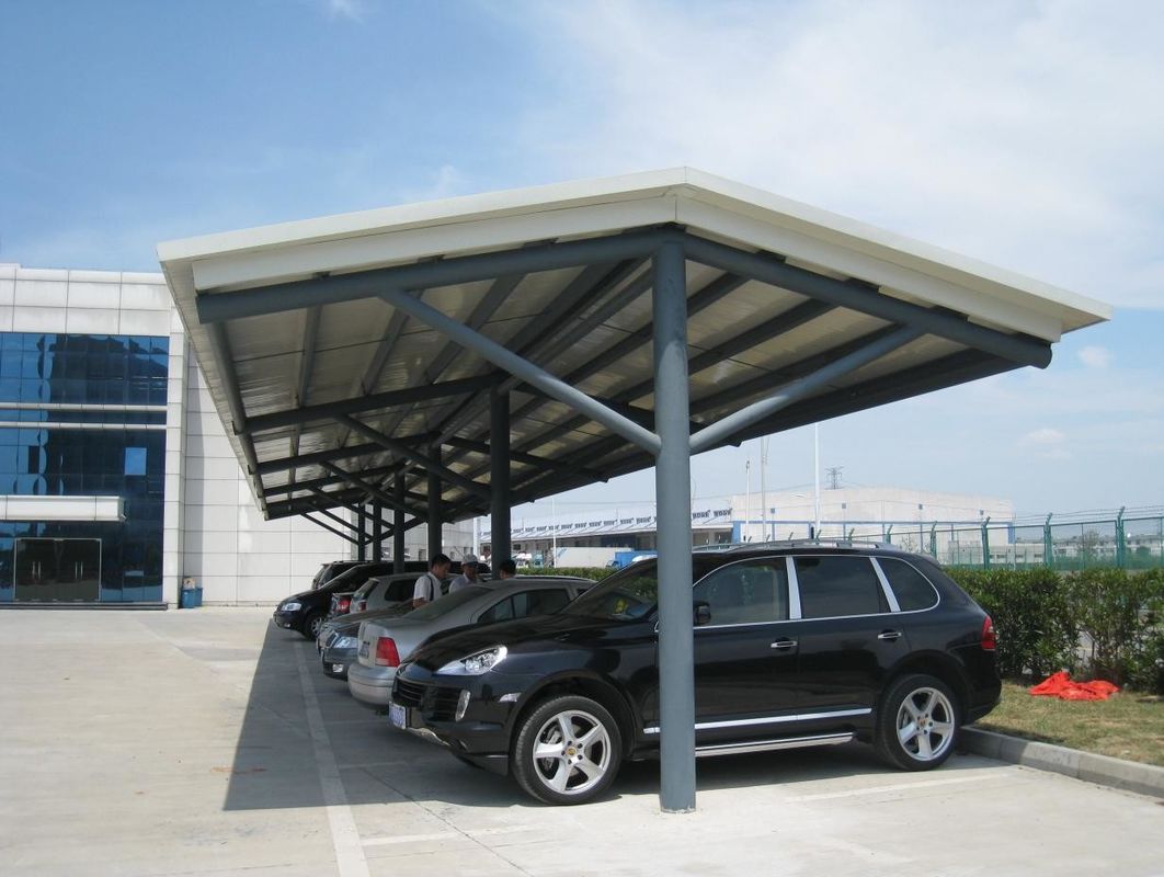 Fabrique à membrane de traction PVDF École extérieure Carport Canopy d'ombre Pour le parking