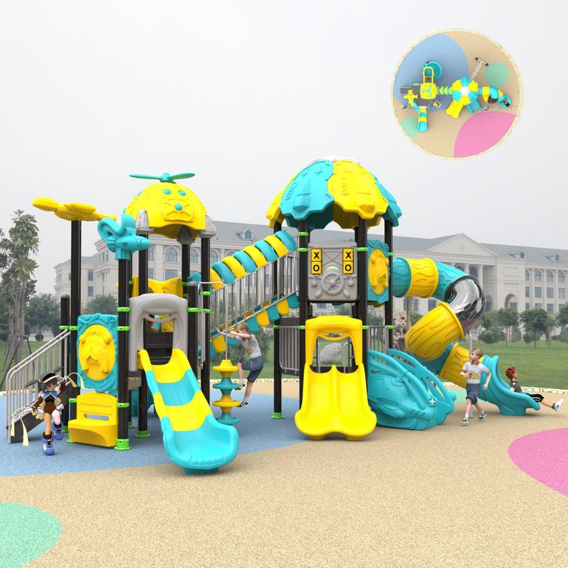 Couleurs personnalisées Équipement de jeu commercial pour enfants
