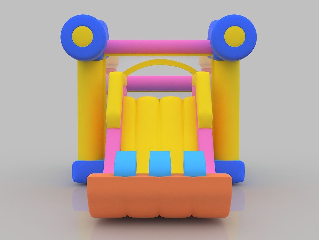 1.5m château gonflable 75kg château gonflable intérieur terrain de jeux maison gonflable avec glissière