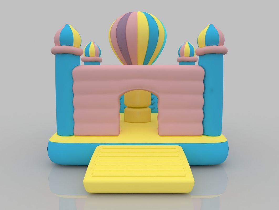 3 - 16 ans Château gonflable Thème ballon à air chaud Entreprise de maison de rebond avec souffleur