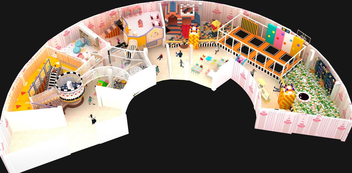 Nouvelle conception Thème personnalisé Aire de jeux intérieure commerciale Équipement d'aire de jeux pour enfants Centre commercial Maternelle Parc d'attractions