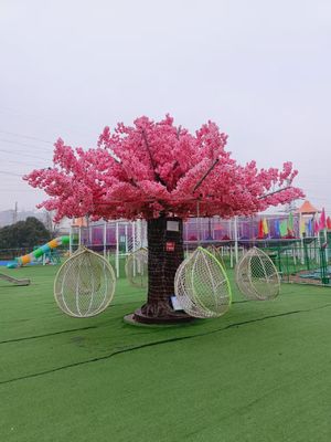 Équipement de jeu de balançoire d'arbre fleuri interactif personnalisé Modes de jeu