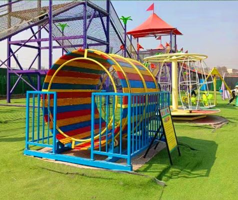 Maisonnette en bois à rouleaux non motorisée pour enfants de 2 à 15 ans